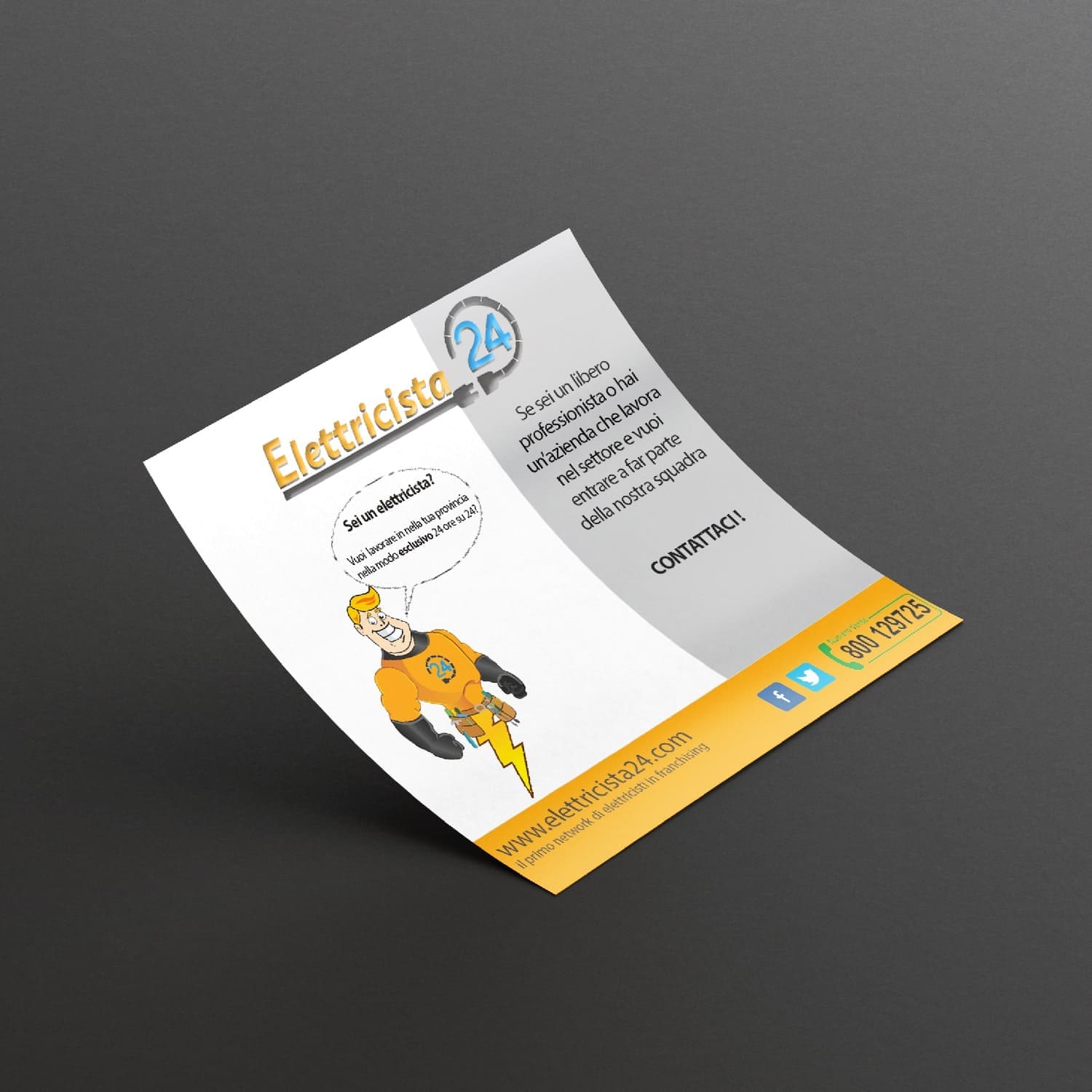banner promozionale elettricissta24