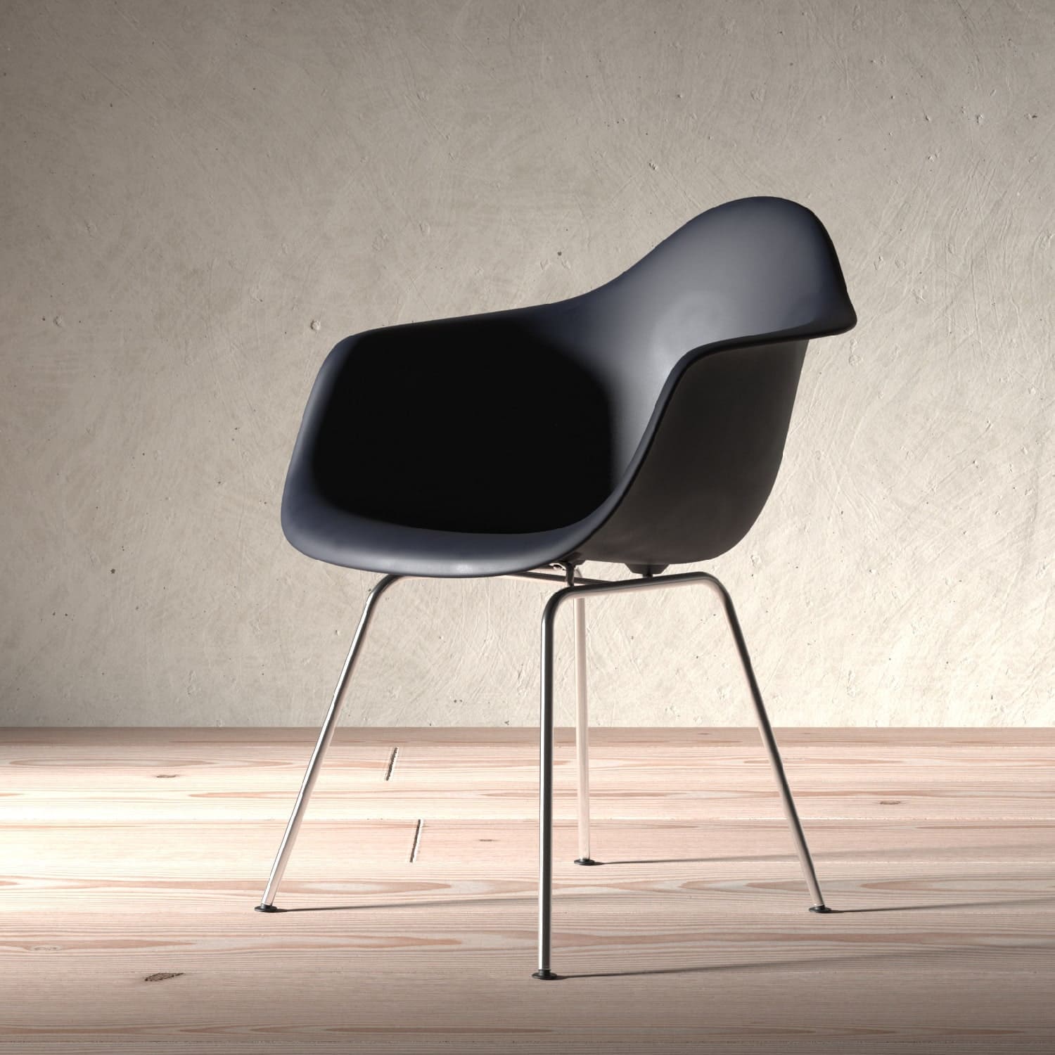 Rendering plastic armchair